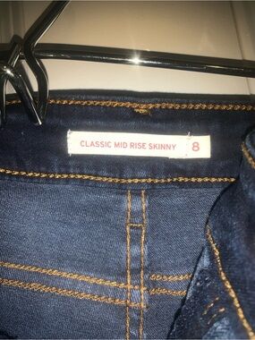Levi’s Classic Mid Rise Skinny Jeans - Navy Blue - Size 8
